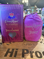 Crown Royal Black Berry with  juicy couture Bag 750 ml