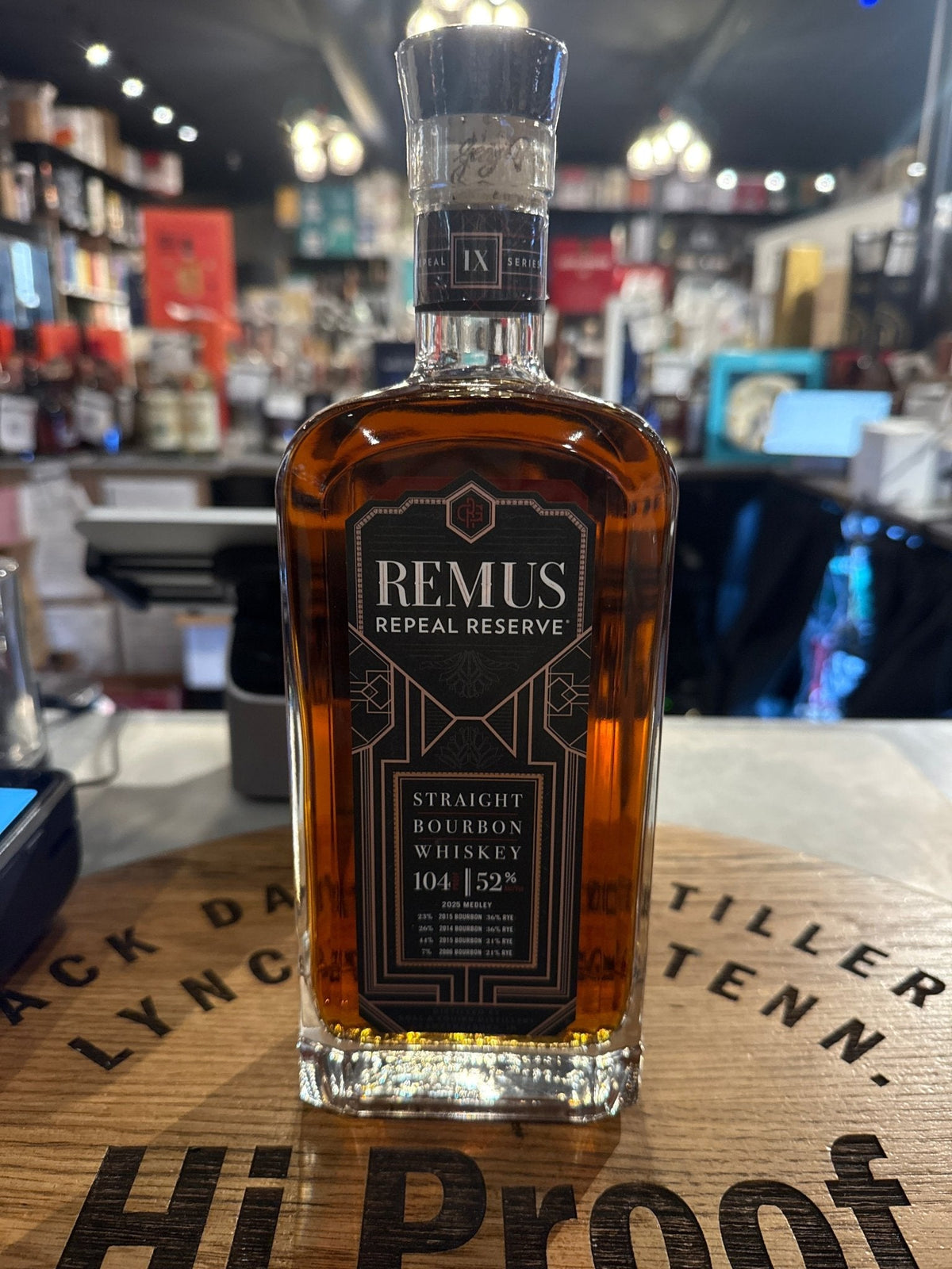 George Remus Repeal Reserve Series IX 104 Proof Straight Bourbon Whiskey, REMUS, INDIANA, USA, 750ml - Hi Proof - GEORGE REMUS