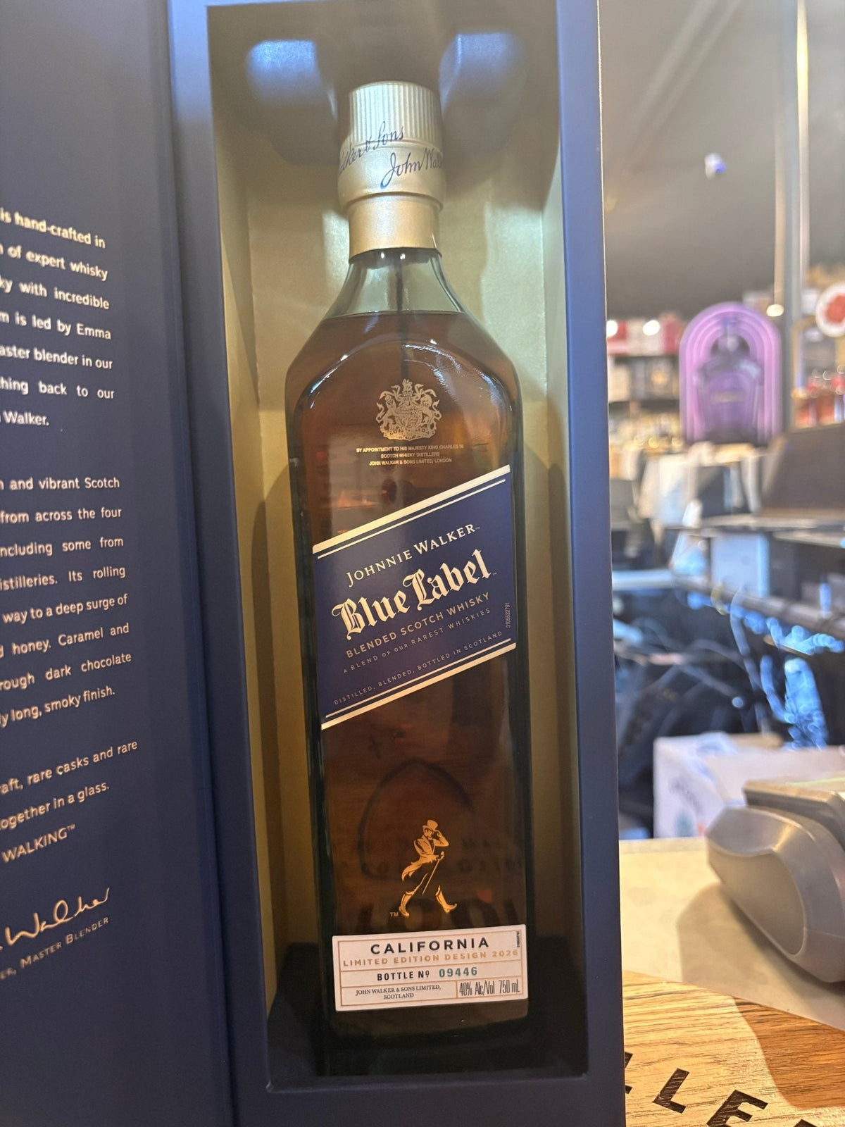 Johnnie Walker Blue Label California Limited Edition 80 Proof 750ml - Hi Proof - JOHNNIE WALKER